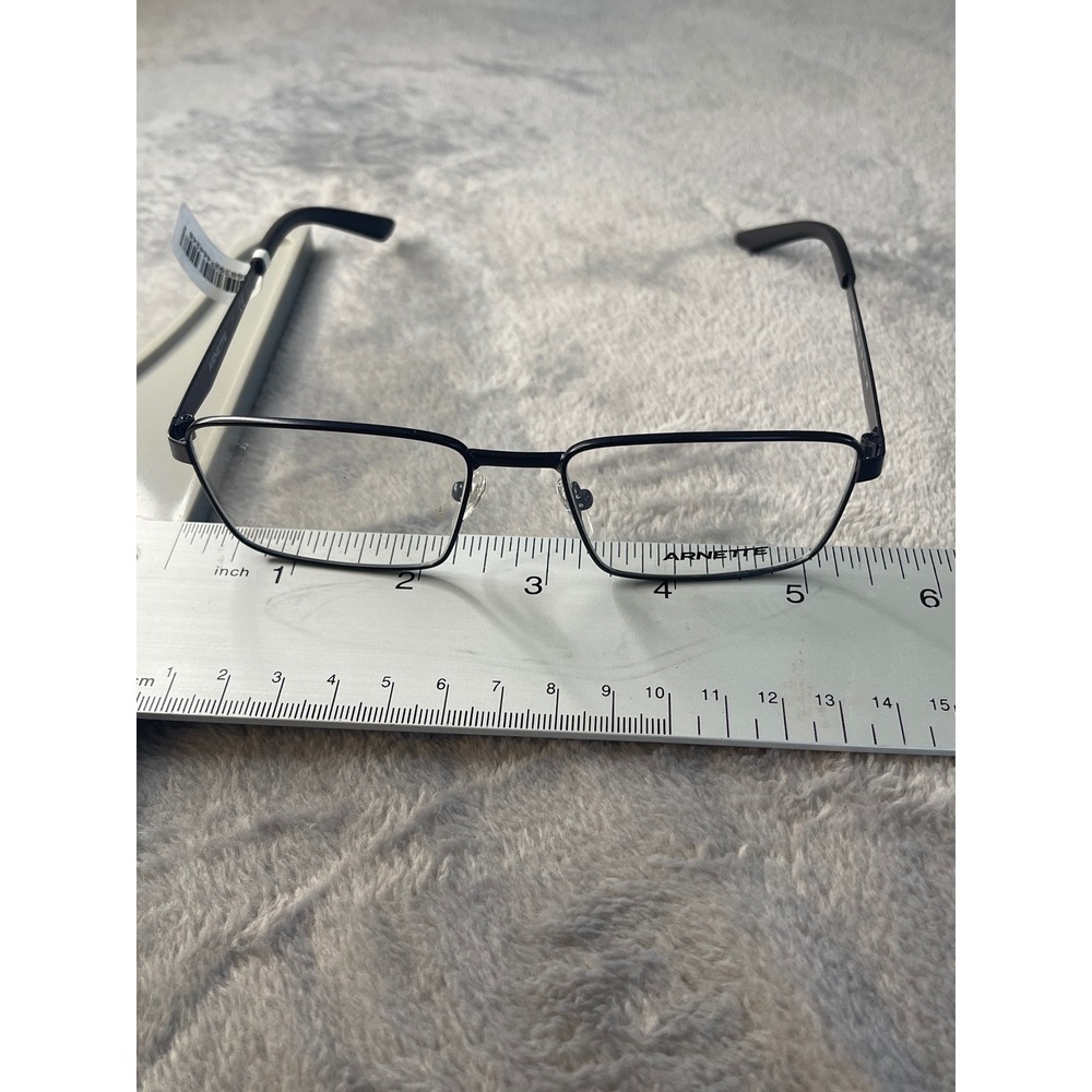 Arnette Vesterbro 6123 716 Matte Black Rectangular Men Eyeglasses 53-17-145 NEW - Picture 8 of 9